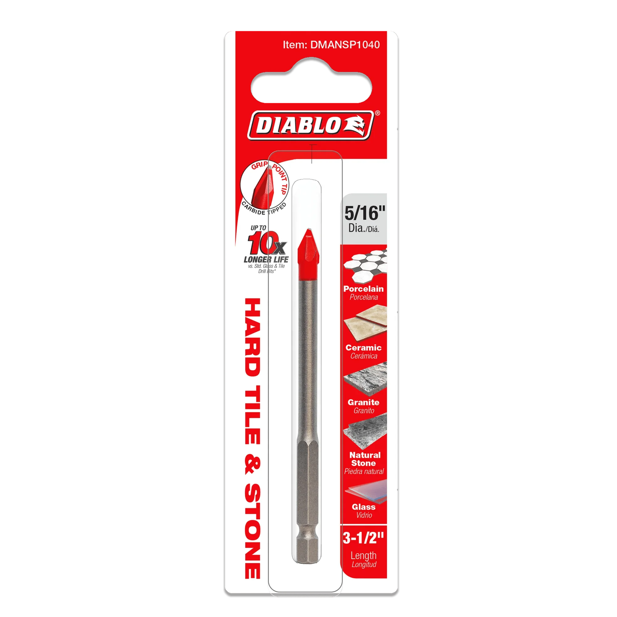 Diablo Hard Tile & Stone Carbide Tipped Drill Bit - Image 9