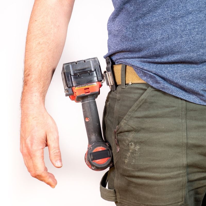 DriverMaster: The Tactical Cordless Tool Belt Clip Holder for Drills, Impacts, and Nailers - Image 4