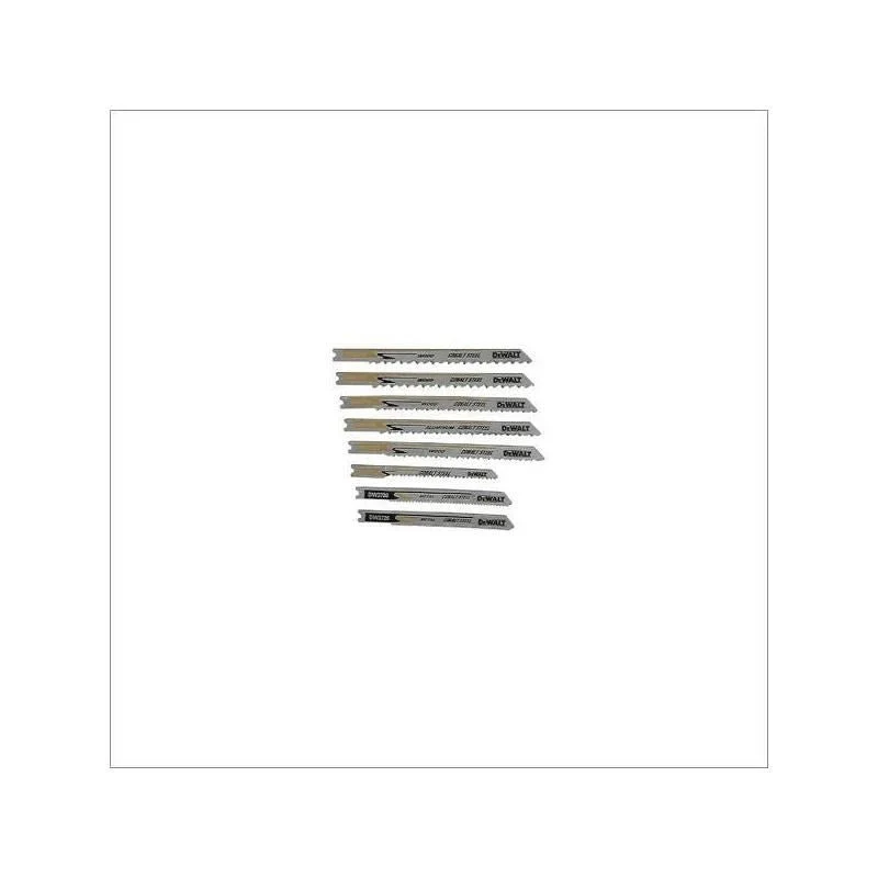 DW3790 8 Piece U-Shank Jig Saw Blade Set