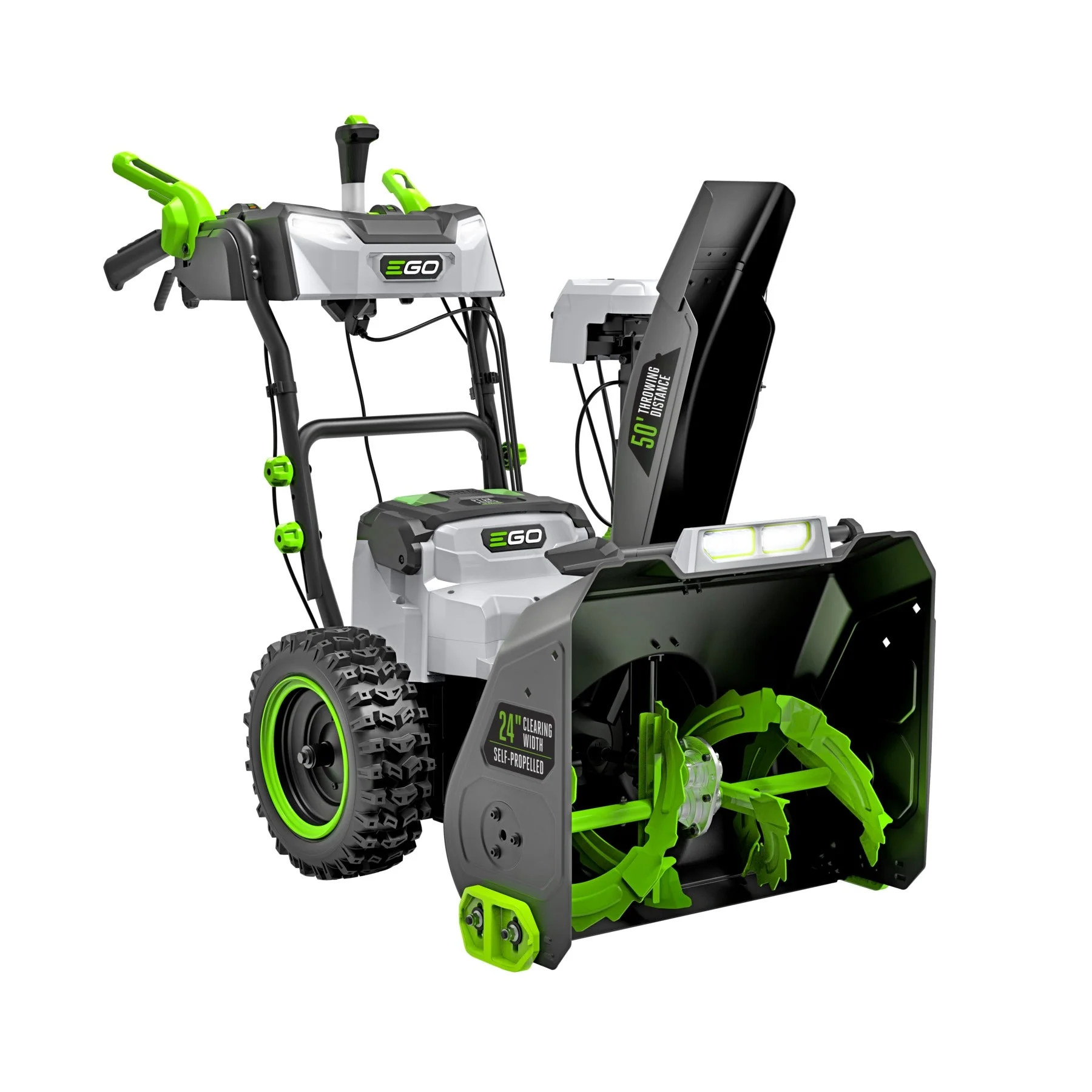 EGO SNT2416 POWER+ 24 in. Self-Propelled 2-Stage XP Snow Blower with Peak Power™ and 2 x 10.0 Ah Batteries and Dual Port Charger - Image 10
