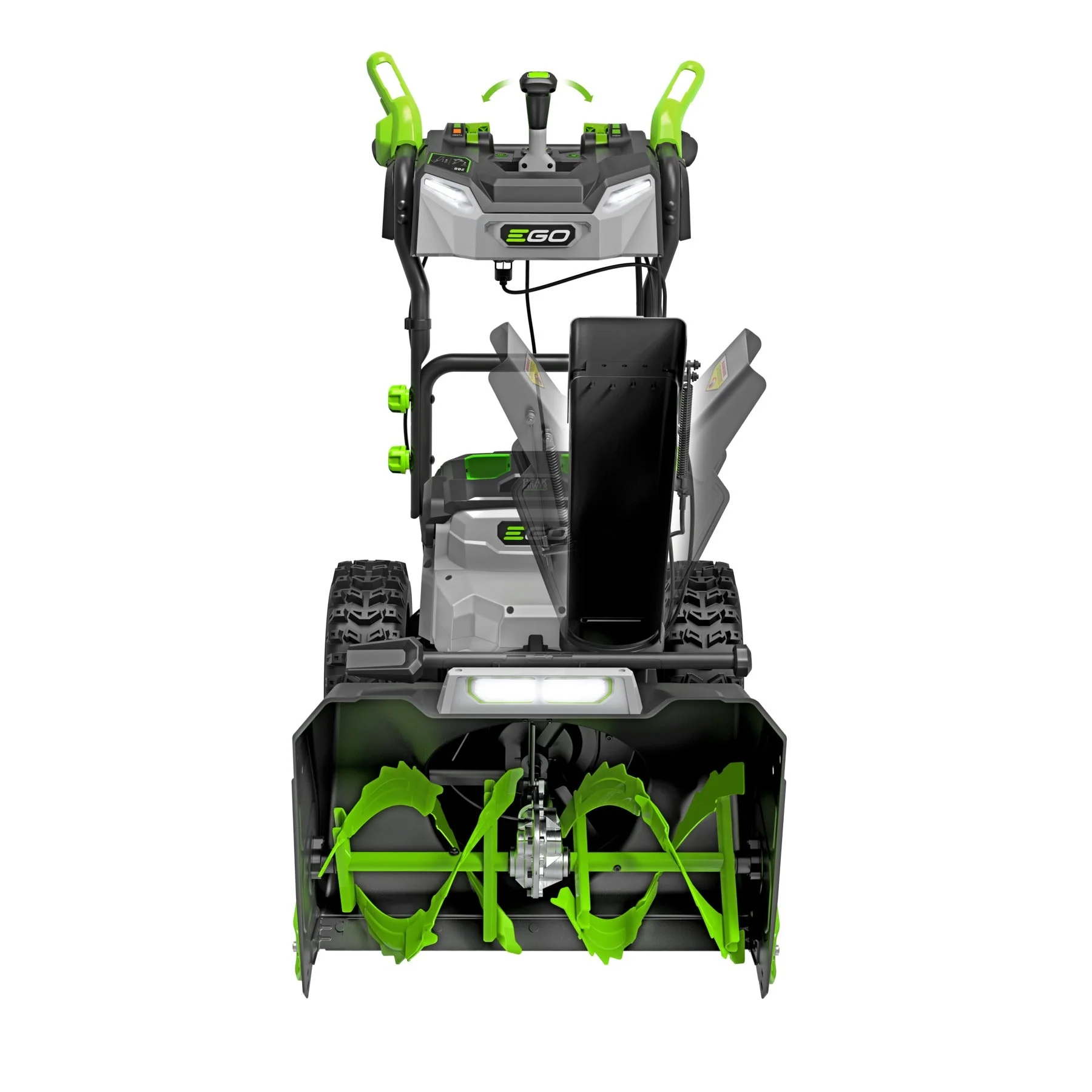 EGO SNT2416 POWER+ 24 in. Self-Propelled 2-Stage XP Snow Blower with Peak Power™ and 2 x 10.0 Ah Batteries and Dual Port Charger - Image 11