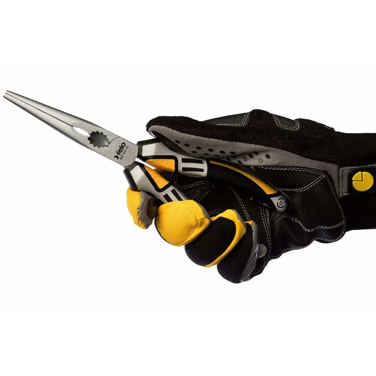 Felo - Chain Nose Pliers (Radio Pliers) 3C straight 205 mm - 8" - Image 3