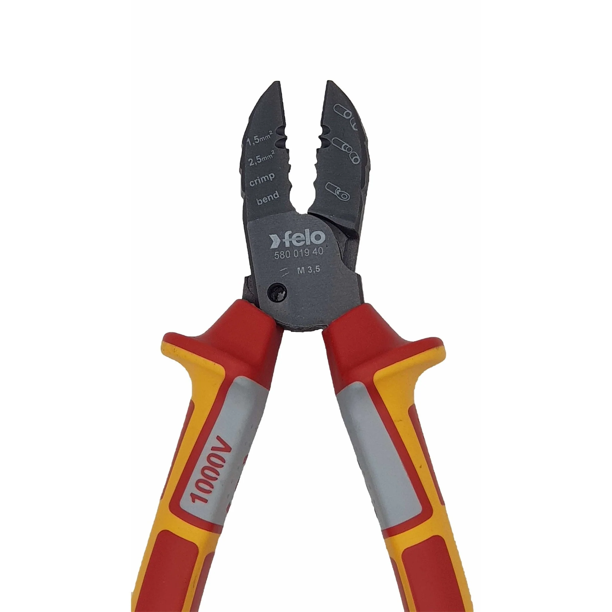 Felo Electrician Side Cutters VDE 3C 190 mm - 7.5" - Image 3