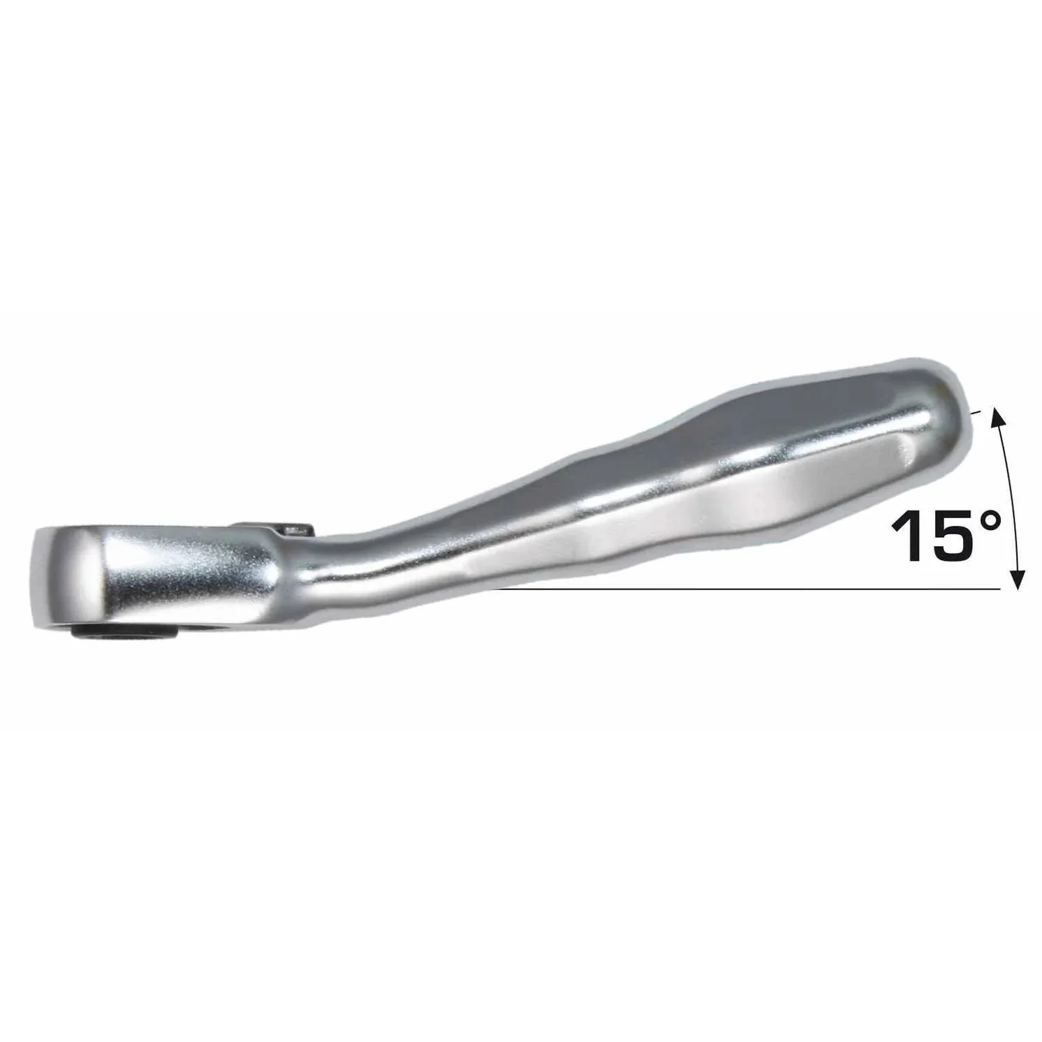 Felo Full metal Mini ratchet 1/4" MS 98 mm - Image 5