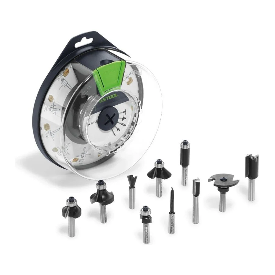 FESTOOL 498979 Router Bit Box Box-OF HW S8 Mix