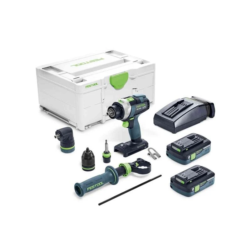 Festool 576778 Cordless Drill QUADRIVE TPC 18/4 HPC 4,0 I-Set - Image 2