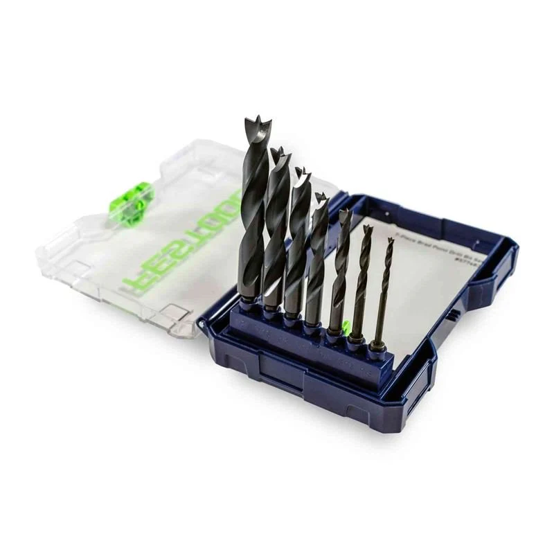 FESTOOL 577483 Brad Point Drill Bit Set BKS D 1/8in-1/2in CE/W/7 - Image 2