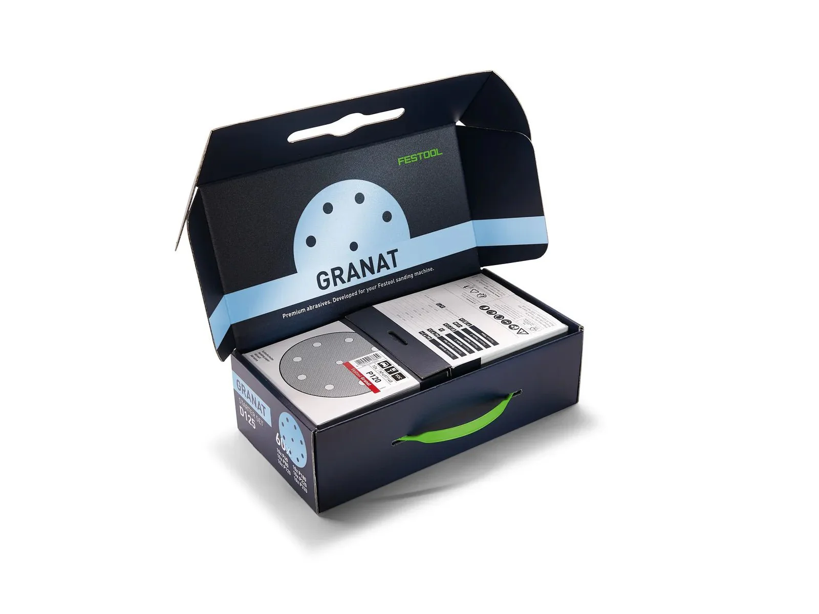 FESTOOL 578668 D125 GR-Set Grit Abrasives Granat