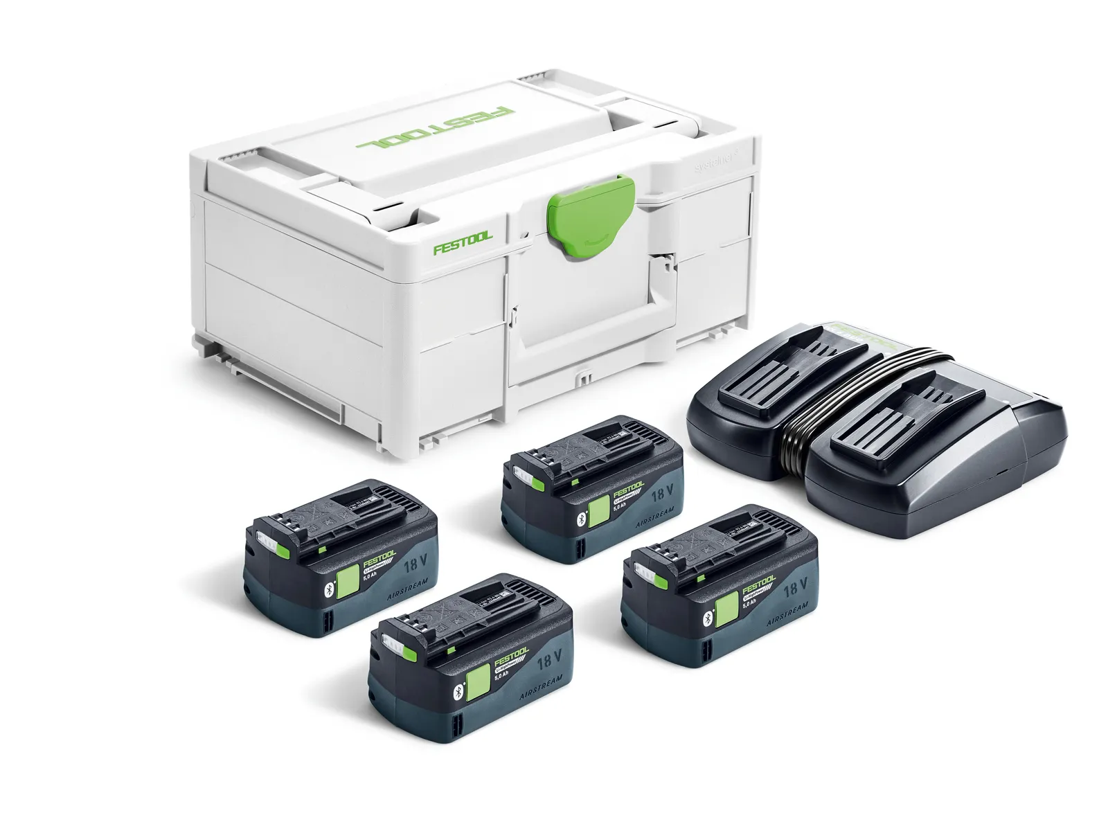 FESTOOL 578675 Energy Set SYS 18V 4xHP5/TCL6DUO