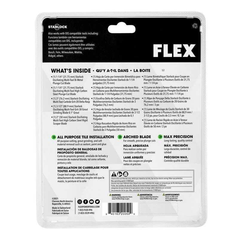 FLEX FAM40002-5 5 Pc. Tiling Project Set - Image 2