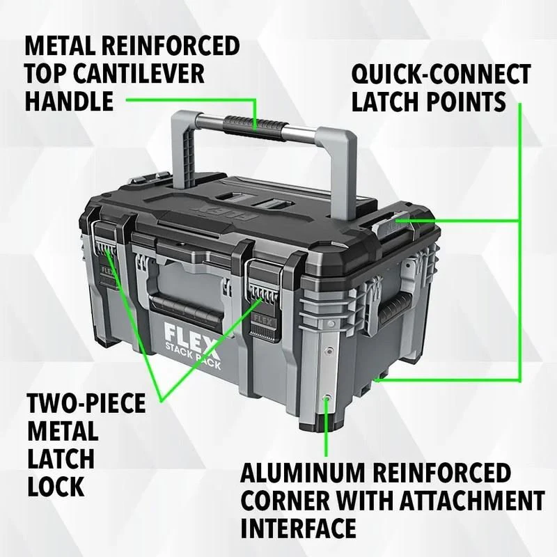 FLEX FS1102 STACK PACK MEDIUM TOOL BOX - Image 3