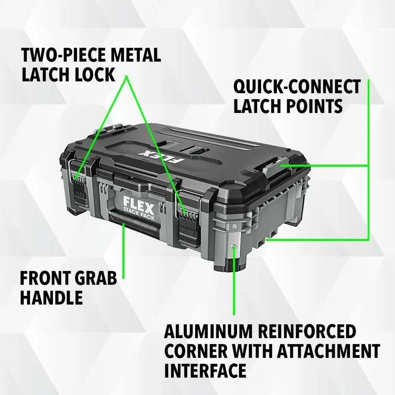 FLEX FS1103 STACK PACK SUITCASE TOOL BOX - Image 3