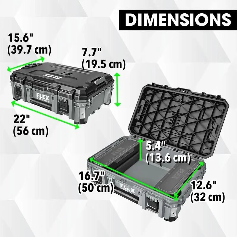 FLEX FS1103 STACK PACK SUITCASE TOOL BOX - Image 5