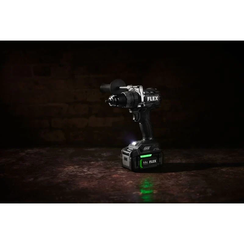 FLEX FX1271T-1H 24V 1/2 in 2-Speed Hammer Drill Driver w/ Turbo Mode Stacked-Lithium Kit - Image 16