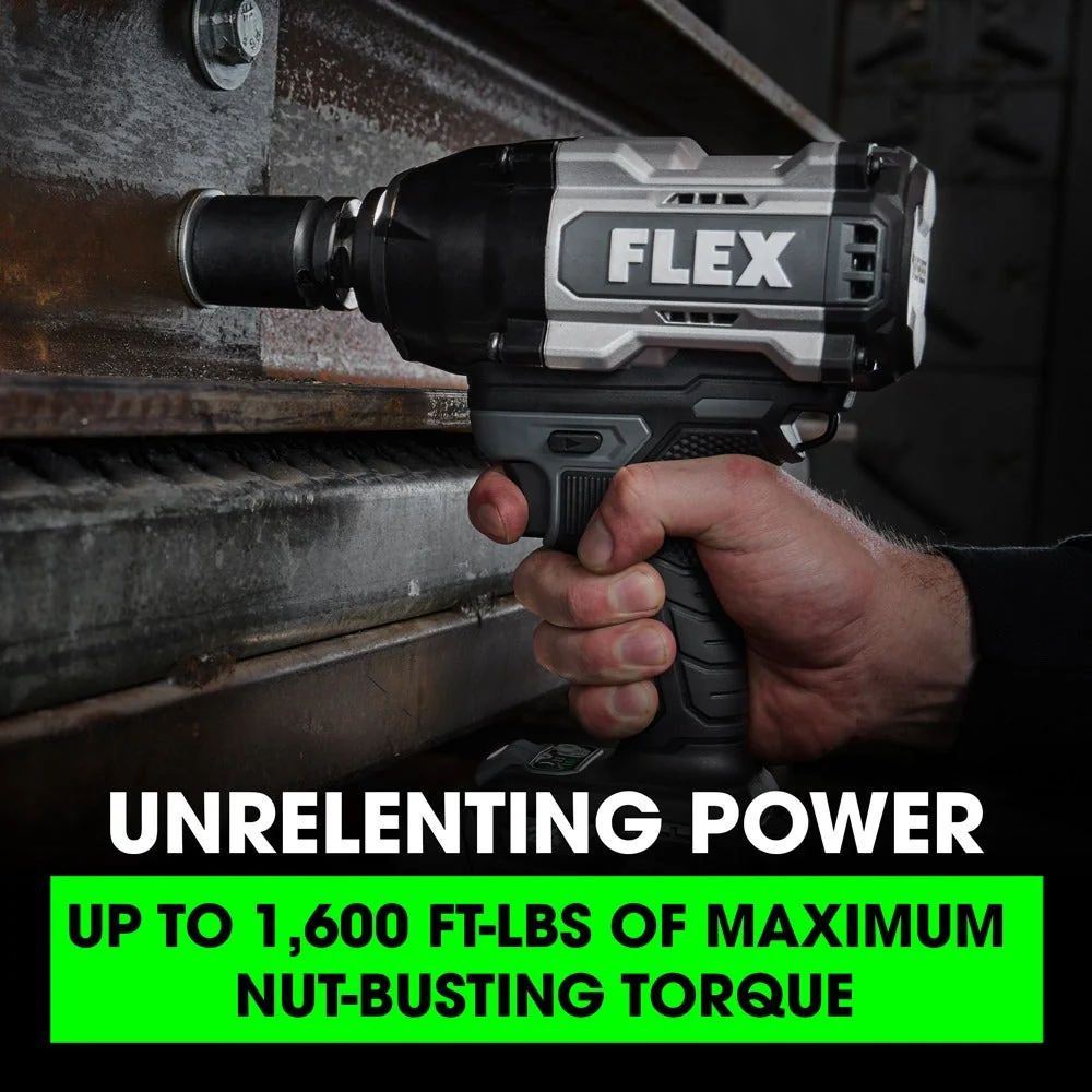 FLEX FX1472B-Z 24V 3/4" High-Torque Impact Wrench Tool Only - Image 3