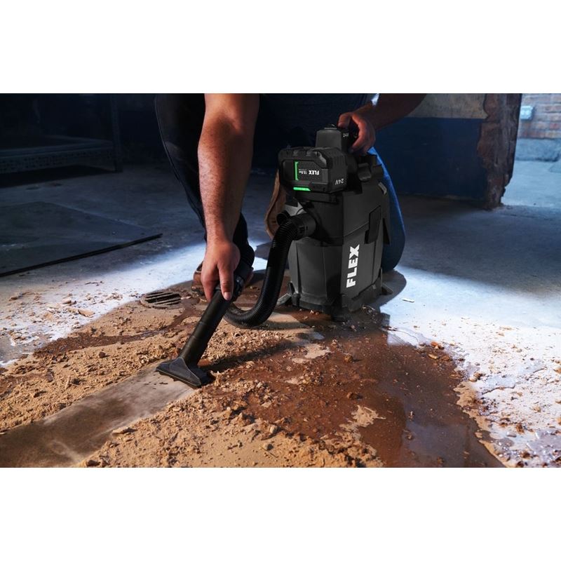 FLEX FX5221-Z 24V 1.6 Gallon Wet/Dry Vacuum - Bare Tool - Image 3