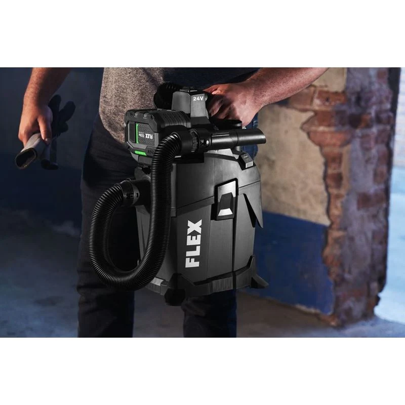 FLEX FX5221-Z 24V 1.6 Gallon Wet/Dry Vacuum - Bare Tool - Image 4
