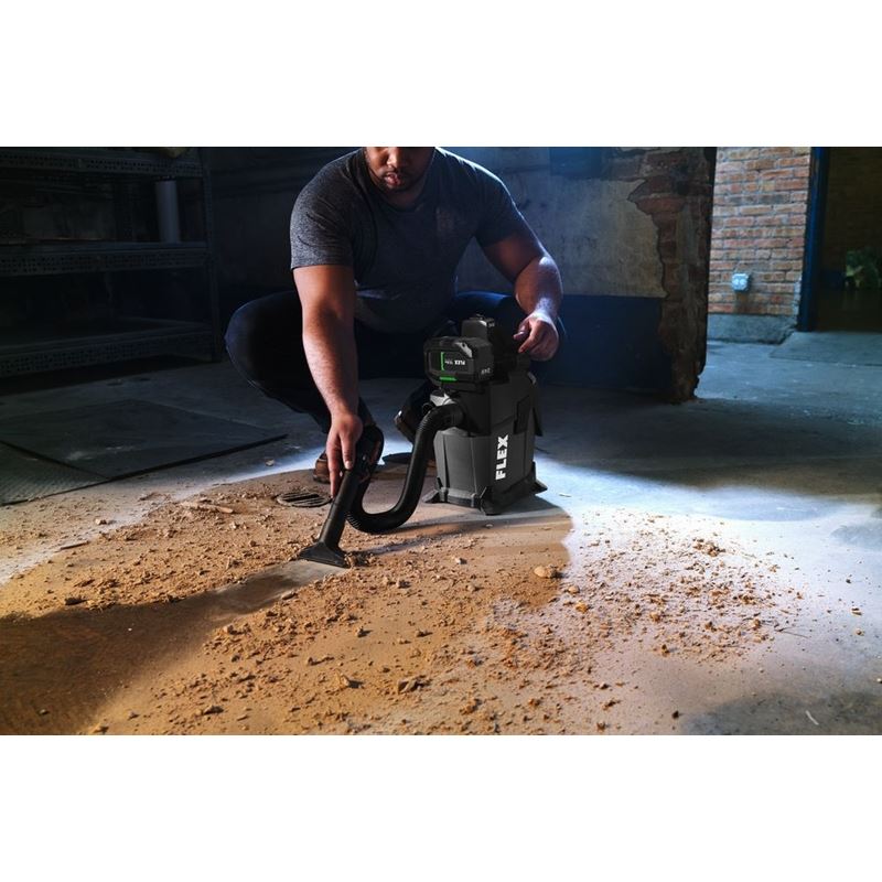 FLEX FX5221-Z 24V 1.6 Gallon Wet/Dry Vacuum - Bare Tool - Image 5