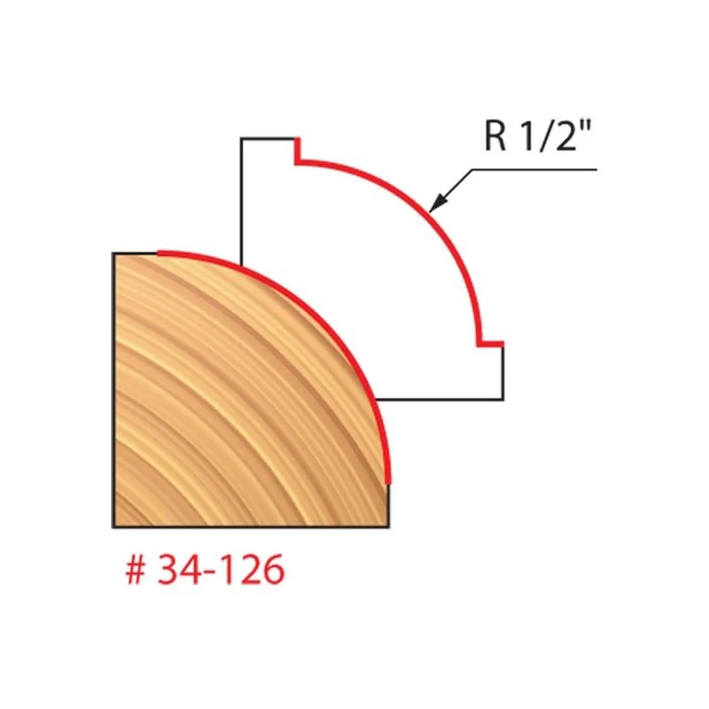 Freud | 34-110 1/4 Radius Rounding Over Bit