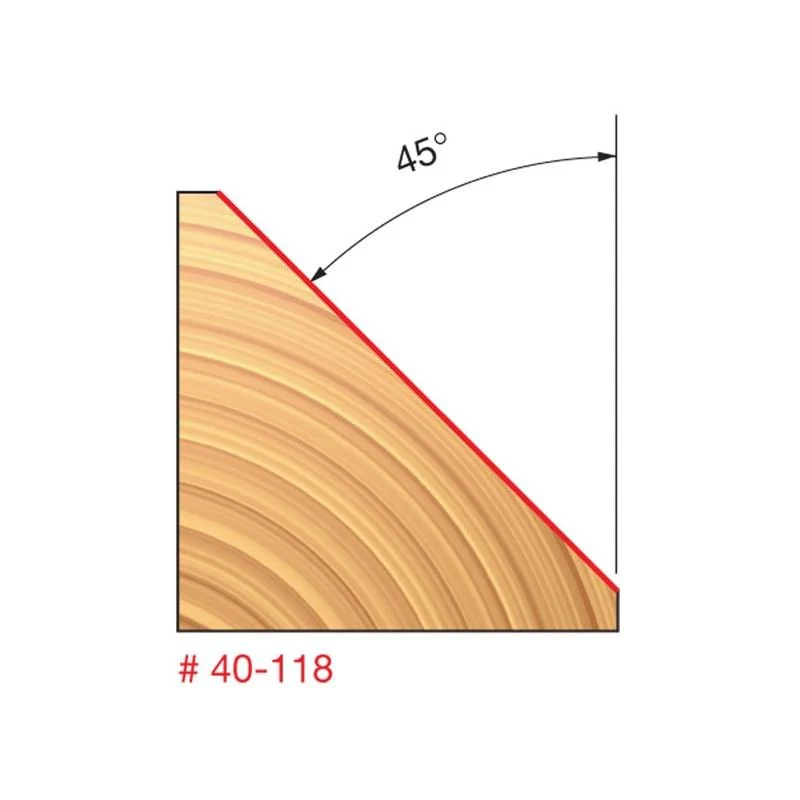 Freud | 40-118 2-1/2 (Dia.) Chamfer Bit