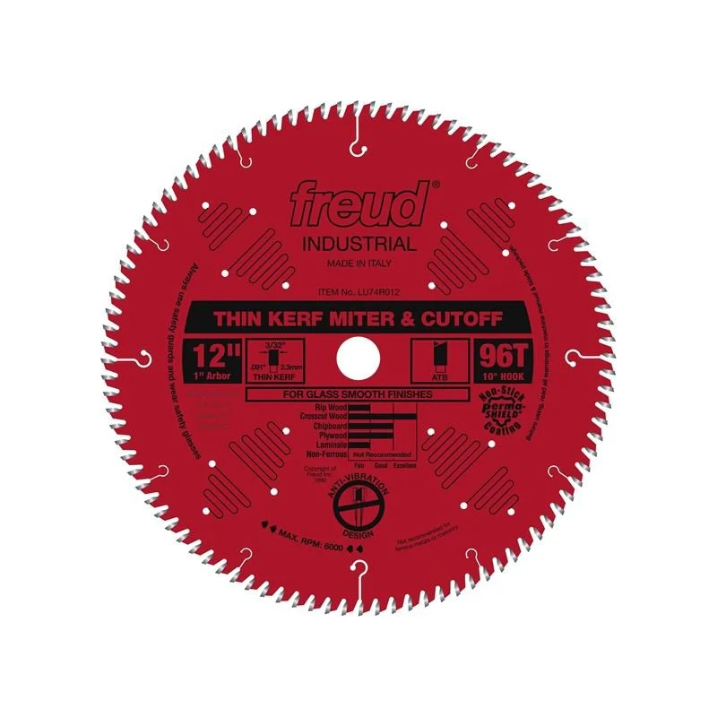 Freud | LU74R012 12" Thin Kerf Ultimate Cut-Off Blade - Image 2