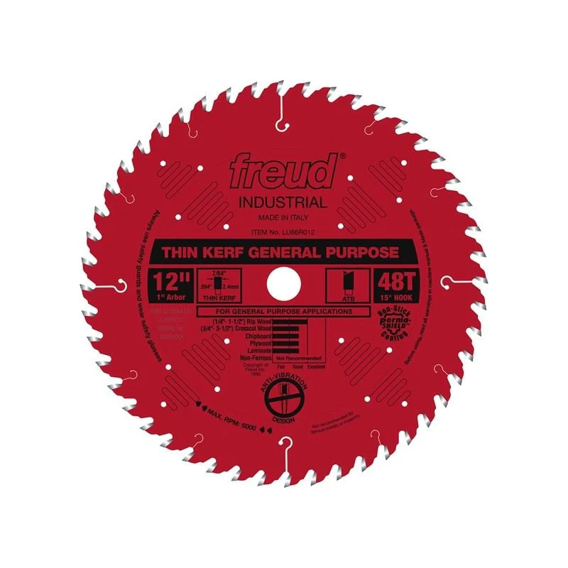 Freud | LU86R012 12" Thin Kerf General Purpose Blade