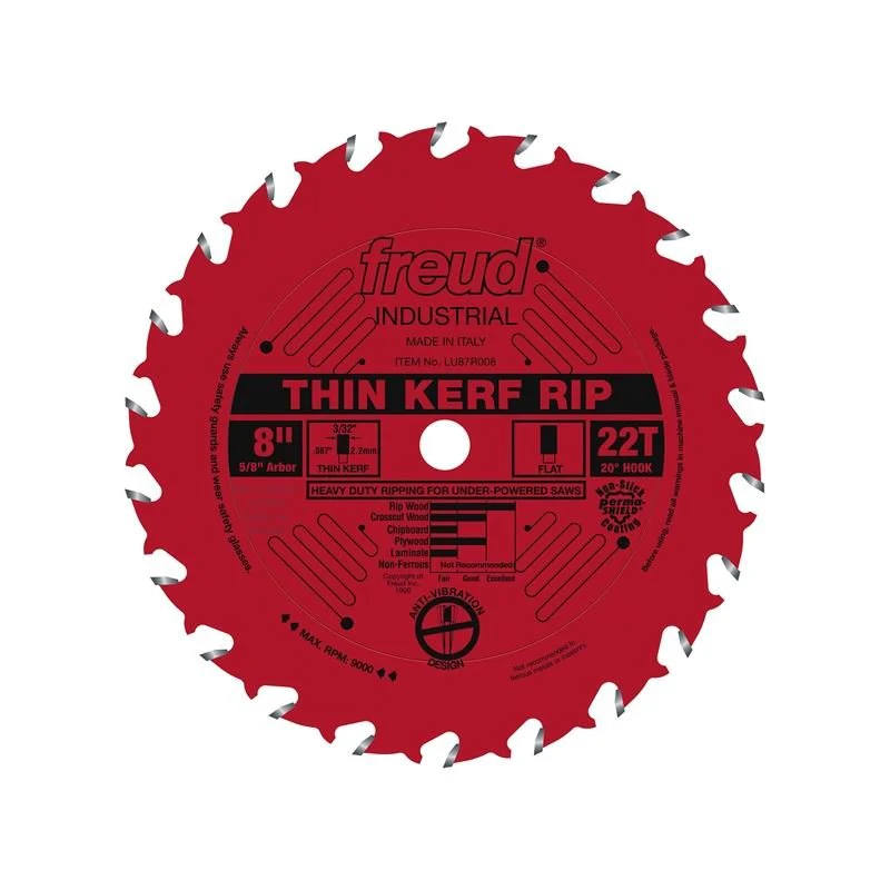 Freud | LU87R008 8" Thin Kerf Rip Blade