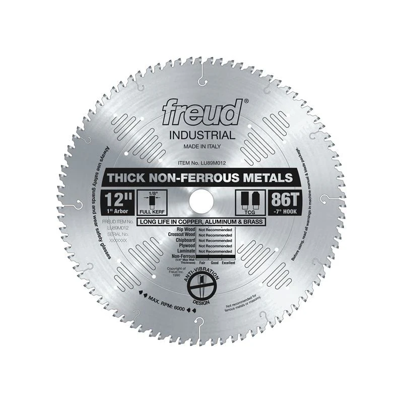 Freud | LU89M012 12" Thick Non-Ferrous Metal Blade - Image 2
