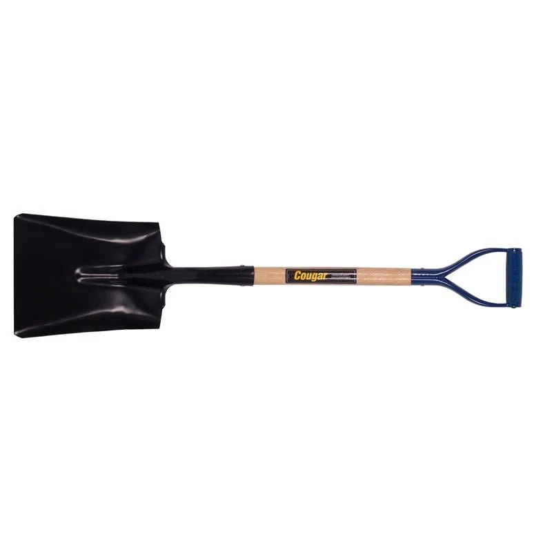 Garant CHS2D Square point shovel, wood handle, D-grip