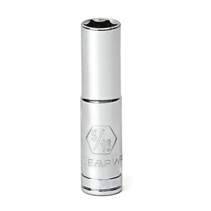GEARWRENCH 80142 1/4" Drive 6 Point Deep Metric Socket 7mm