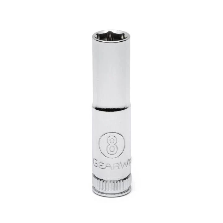 GEARWRENCH 80143 1/4" Drive 6 Point Deep Metric Socket 8mm - Image 2