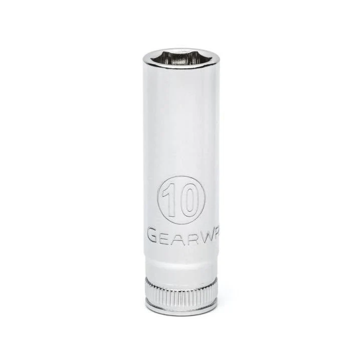 GEARWRENCH 80145 1/4" Drive 6 Point Deep Metric Socket 10mm - Image 2
