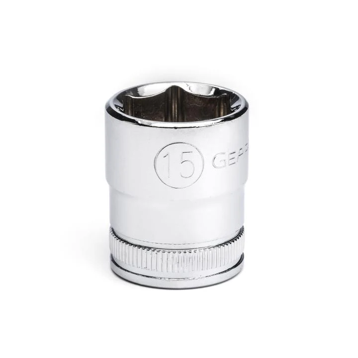 GEARWRENCH 80383 3/8" Drive 6 Point Standard Metric Socket 15mm
