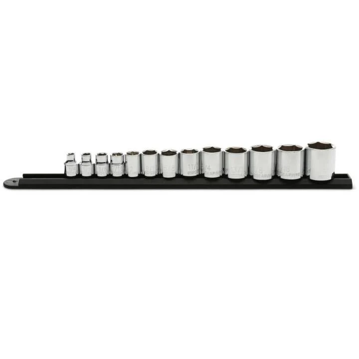 GEARWRENCH 80553 13 Piece 3/8" Drive 6 Point Standard SAE Socket Set