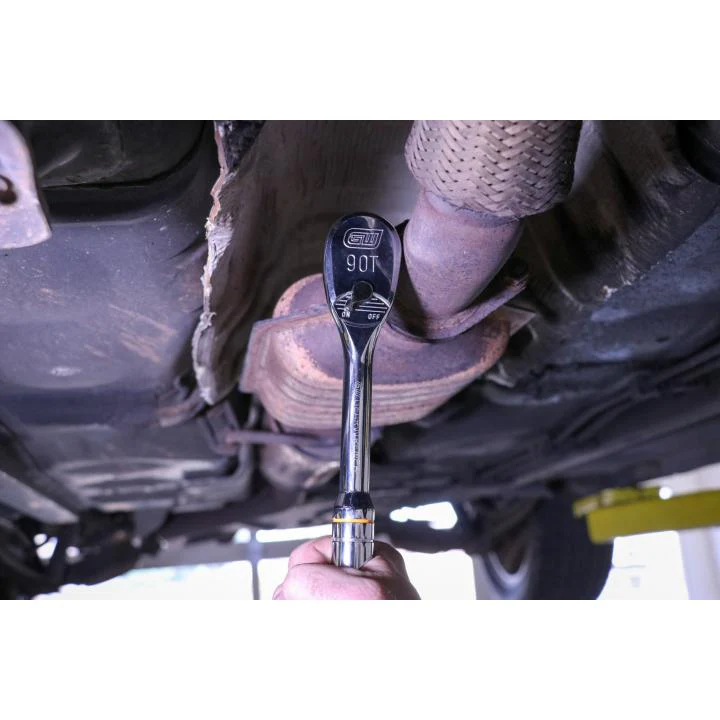 GEARWRENCH 81211T 3/8" Drive 90-Tooth Teardrop Ratchet 8" - Image 2