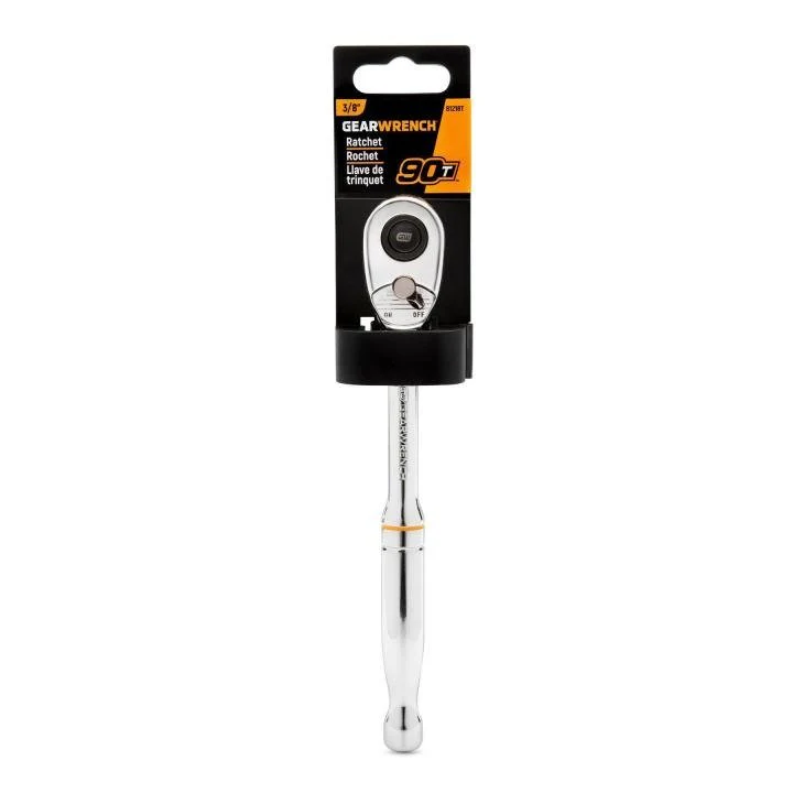 GEARWRENCH 81218T 3/8" Drive 90-Tooth Quick Release Teardrop Ratchet 8-1/4" - Image 4