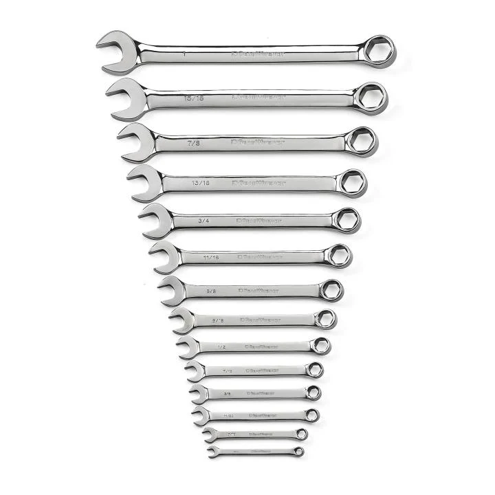 GEARWRENCH 81924 14 Piece 6 Point Combination SAE Wrench Set
