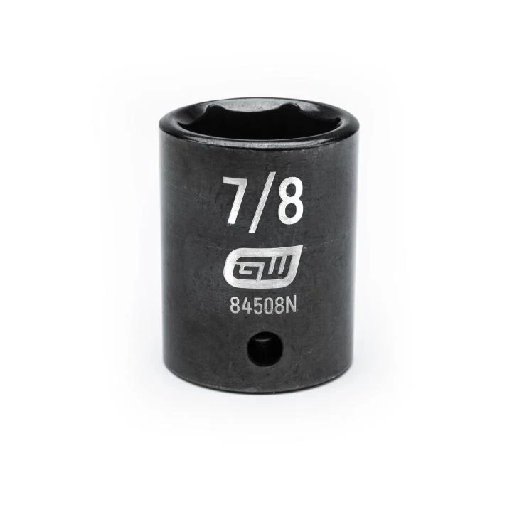 GEARWRENCH 84508N 1/2" Drive 6 Point Standard Impact SAE Socket 7/8"