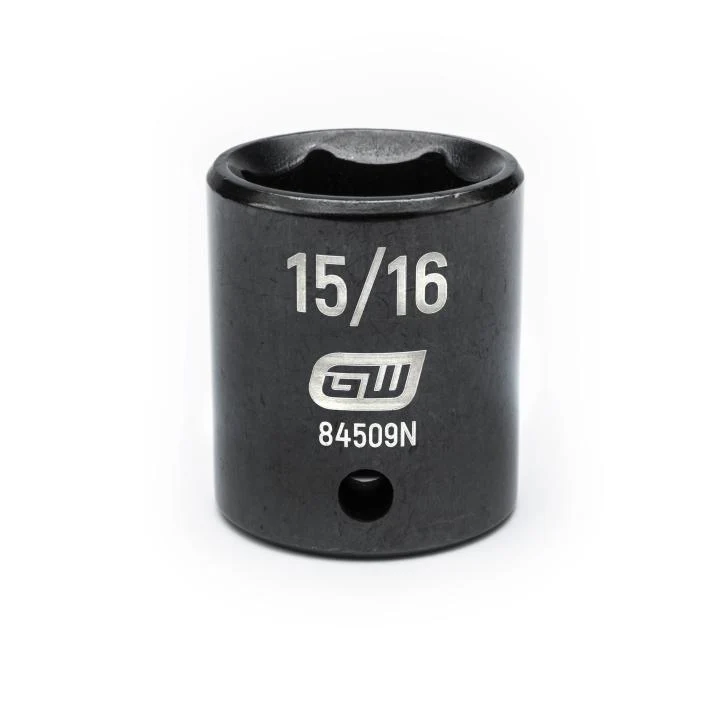 GEARWRENCH 84509N 1/2" Drive 6 Point Standard Impact SAE Socket 15/16"