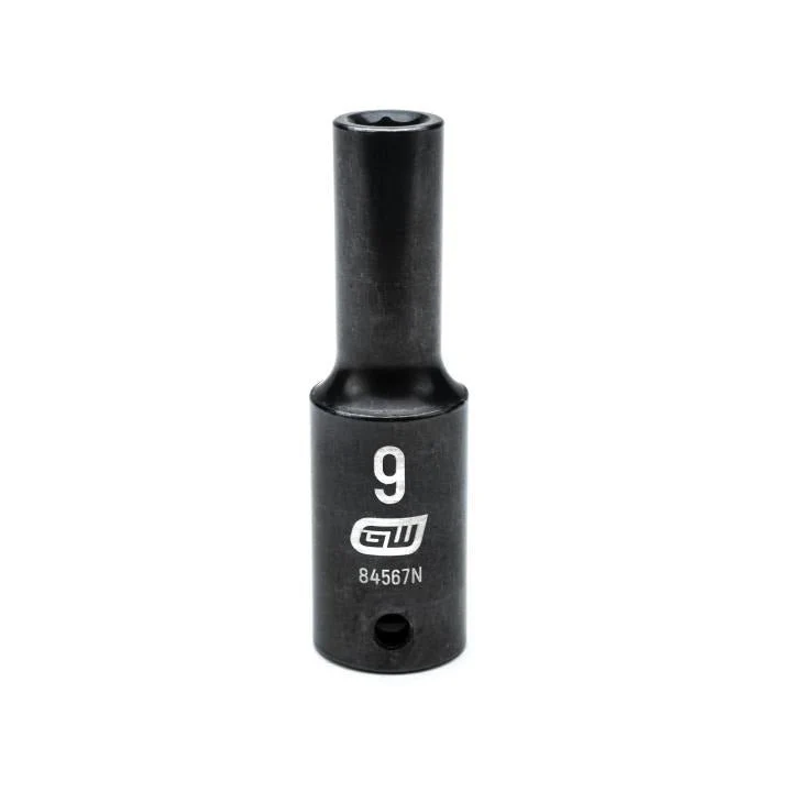 GEARWRENCH 84567N 1/2" Drive 6 Point Deep Impact Metric Socket 9mm