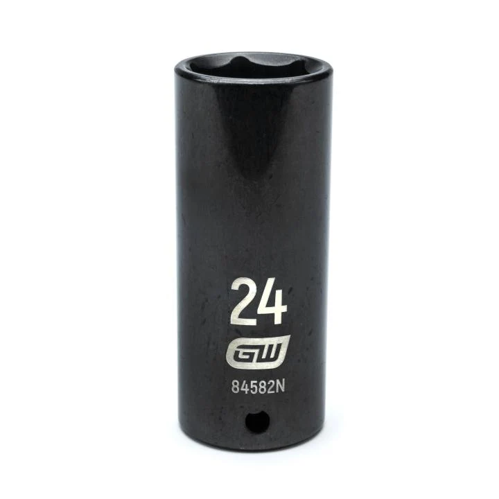 GEARWRENCH 84582N 1/2" Drive 6 Point Deep Impact Metric Socket 24mm