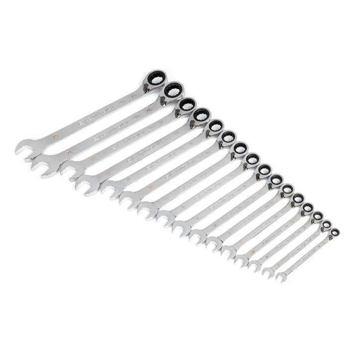 GEARWRENCH 86629 16 Piece 90-Tooth 12 Point Metric Reversible Ratcheting Wrench Set - Image 2
