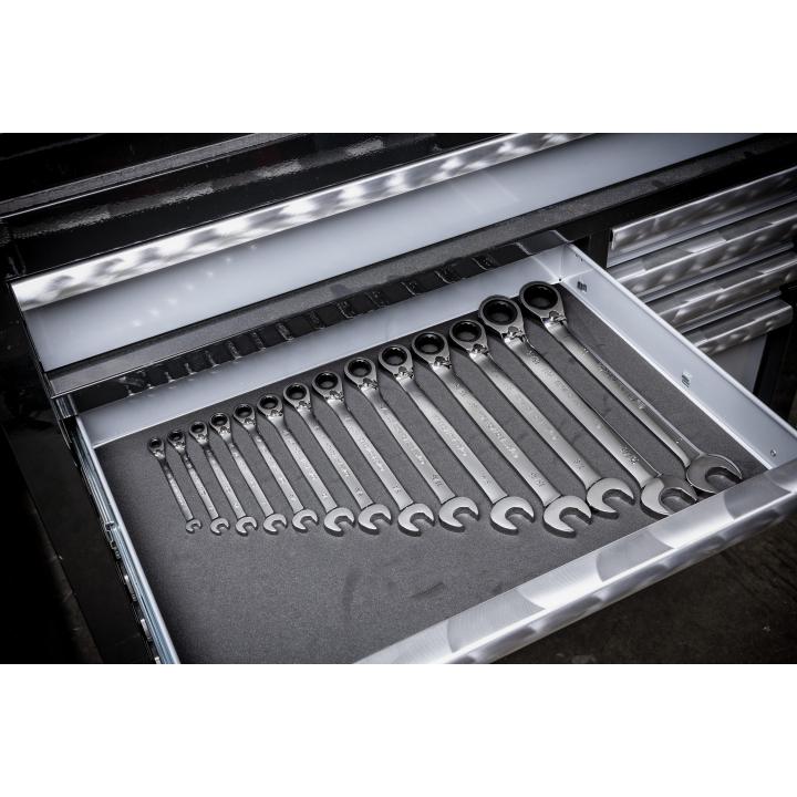 GEARWRENCH 86660 14 Piece 90-Tooth 12 Point SAE Reversible Ratcheting Wrench Set - Image 3