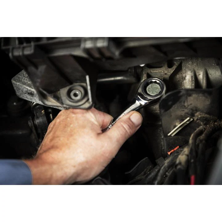 GEARWRENCH 86858 7 Piece 90-Tooth 12 Point SAE Stubby Ratcheting Combination Wrench Set - Image 4
