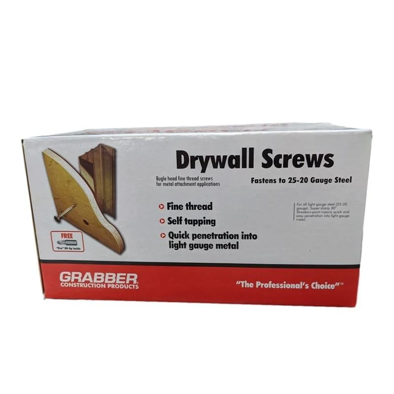 Grabber Drywall Screws - 1-1/4in Fine Thread - Image 2