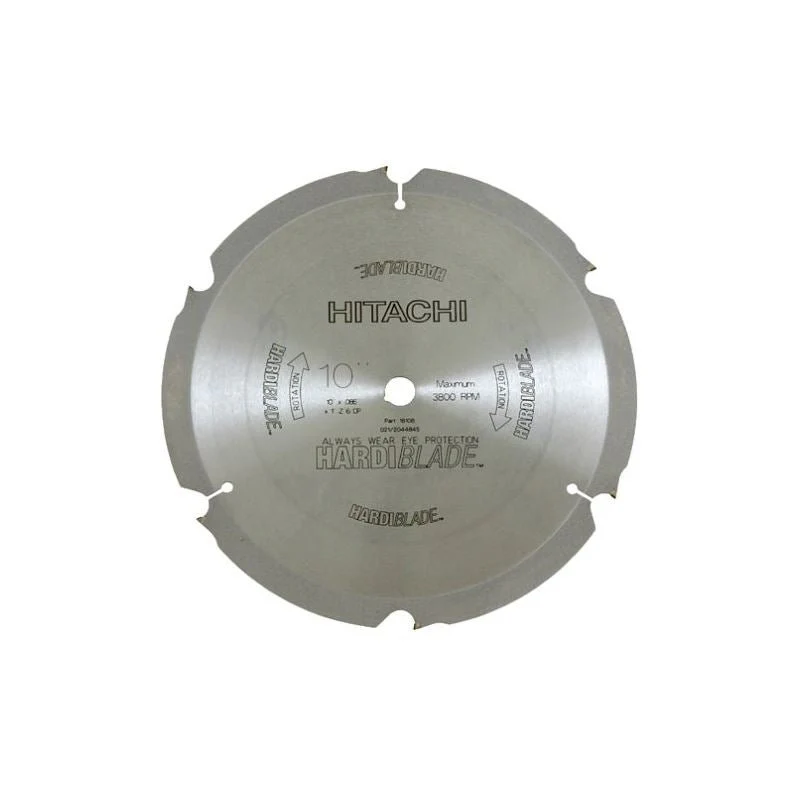 Hitachi | 18108 10" x 6 Tooth Miter Table Saw Hardi Blade