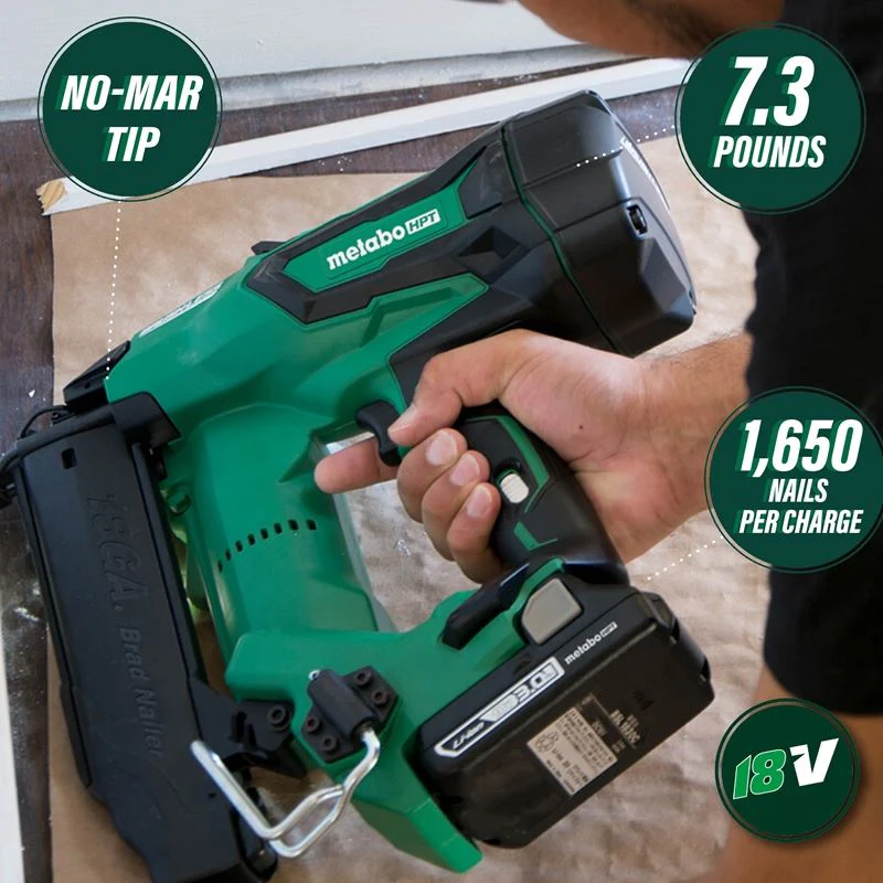 Hitachi NT1850DESM 18V Cordless 2 Inch 18 Gauge Brad Nailer - Image 2