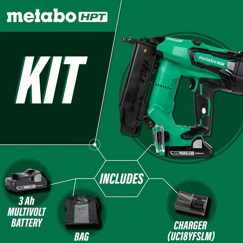 Hitachi NT1850DESM 18V Cordless 2 Inch 18 Gauge Brad Nailer - Image 3