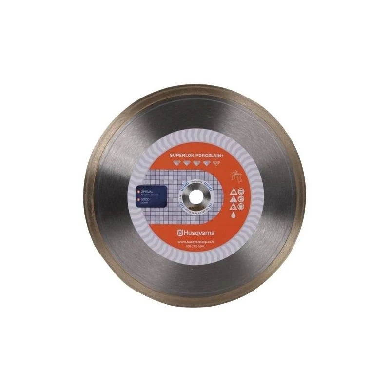 Husqvarna 542761276 Superlok Porcelain + 10" Diamond Blade