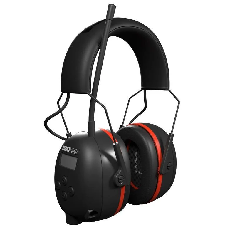 ISOtunes IT-91 AIR DEFENDER AM/FM EARMUFF - BLACK/SAETY RED - Image 5